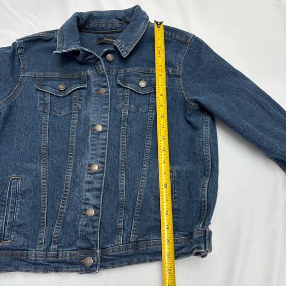 Tahari Blue Jean Jacket - Picture 8 of 10